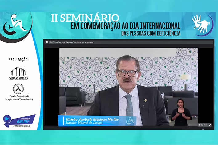 Presidente do STJ participa de evento em comemoração ao Dia da Pessoa com Deficiência